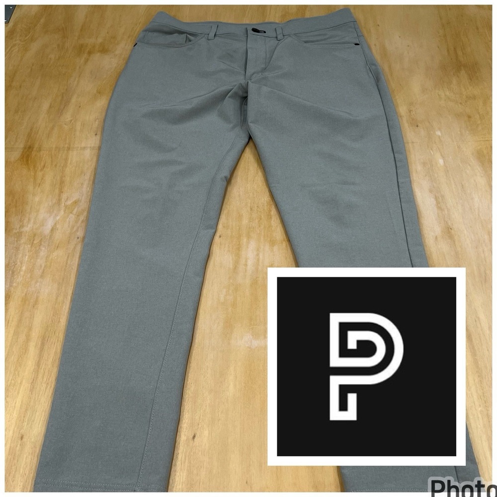 Public Rec Dealmaker Chino Pants Mens 33x32 Classic Fit Tapered Leg Stretch Gray